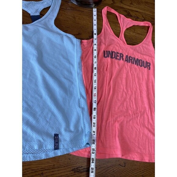 Under armor blue women’s striped tank running yoga size small - Picture 4 of 7
